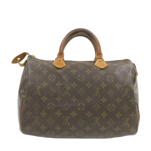LOUIS VUITTON Monogram Speedy 30 Hand Bag M41526 LV Auth am489g - Picture 3 of 16